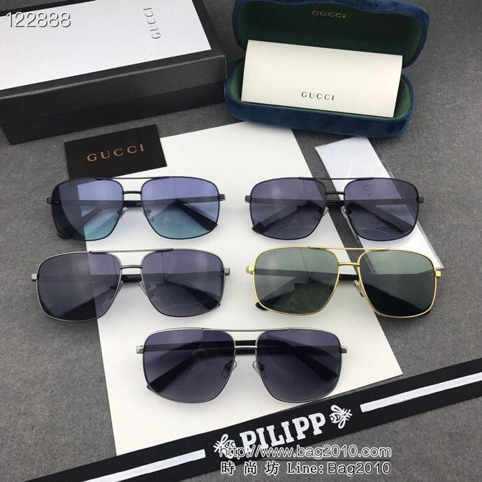 GUCCI古馳 G家新款 金屬偏光墨鏡 做工精湛 完美品質 超級時尚  lly1317